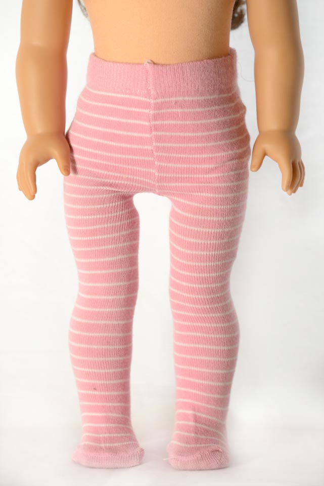 Pink Striped Tights 